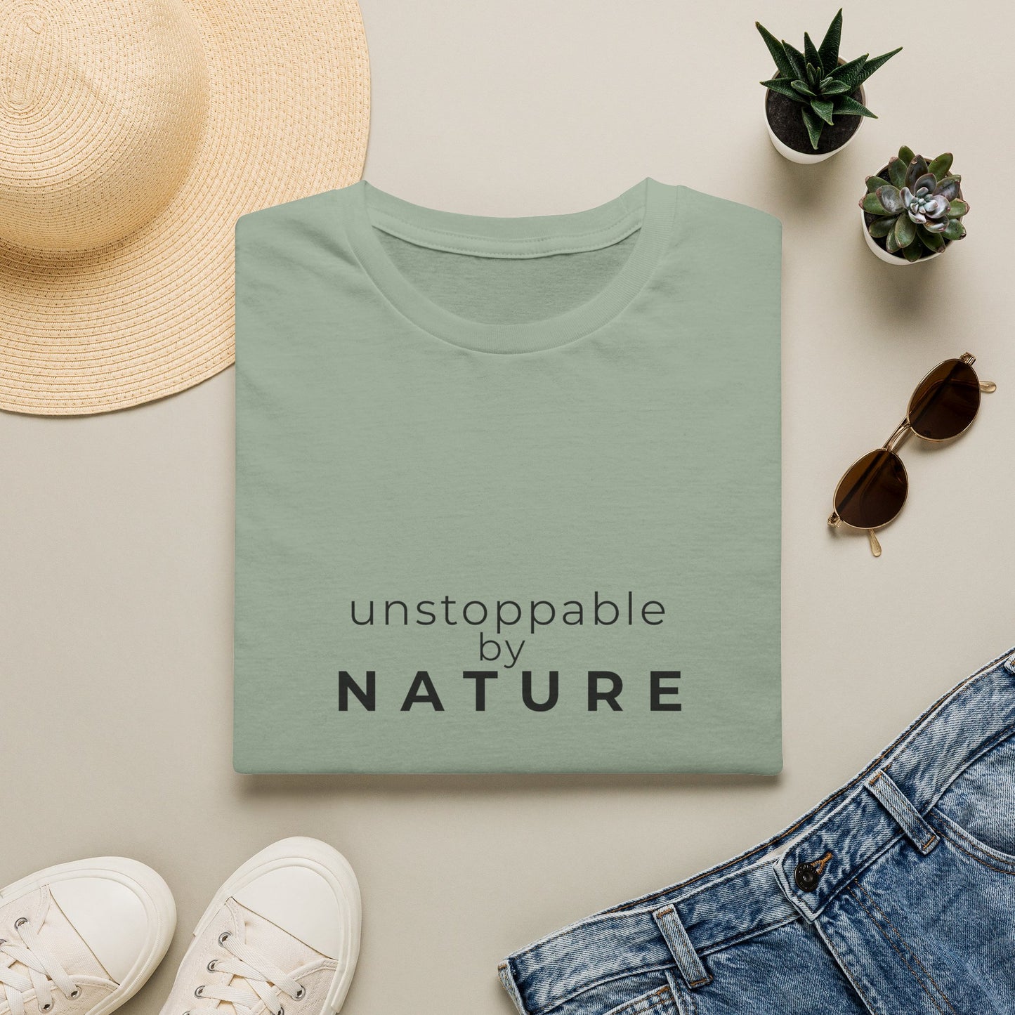 Unstoppable by Nature T-Shirt | Inspirational Quote Tee