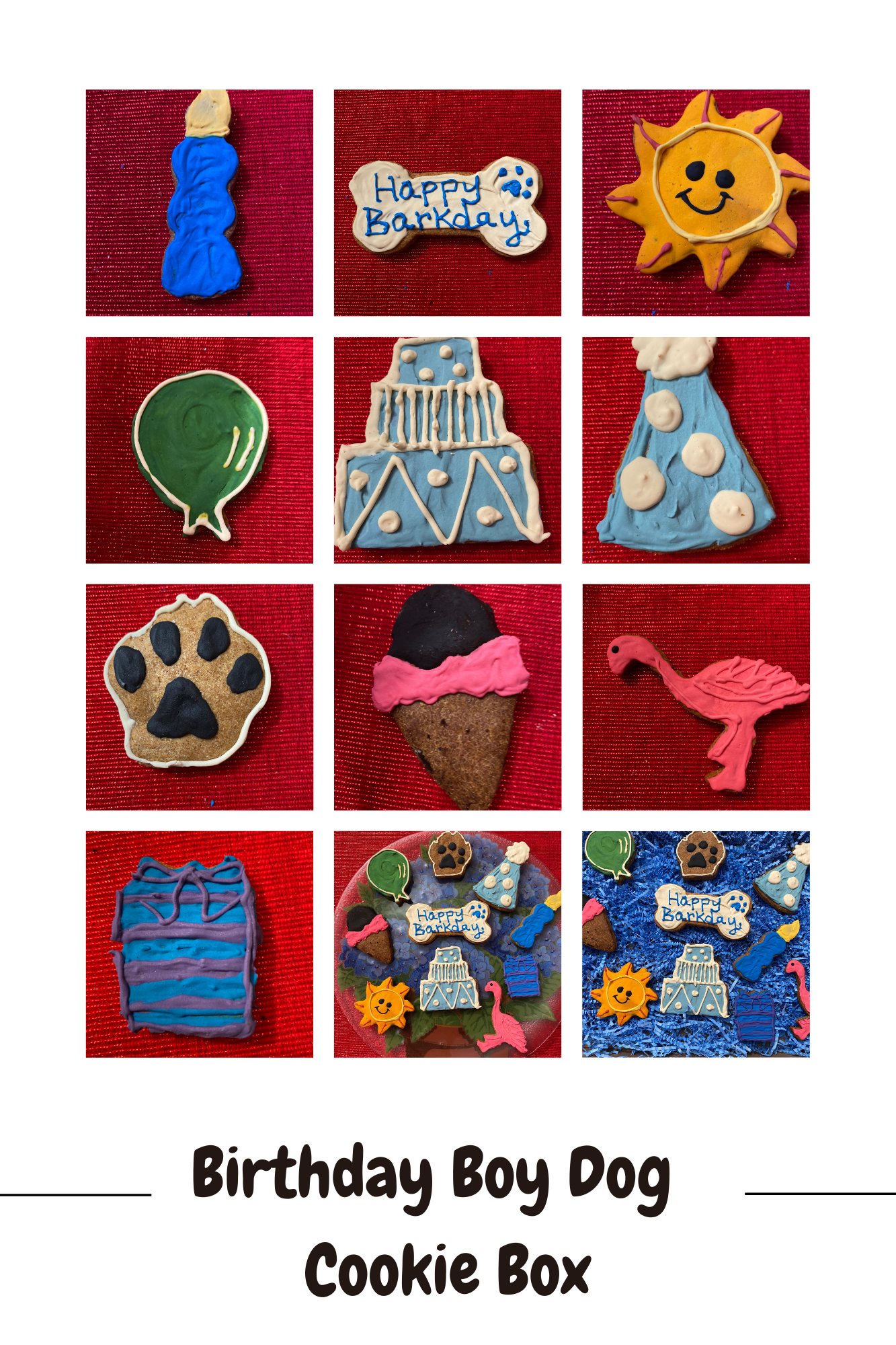 organic dog birthday cookies