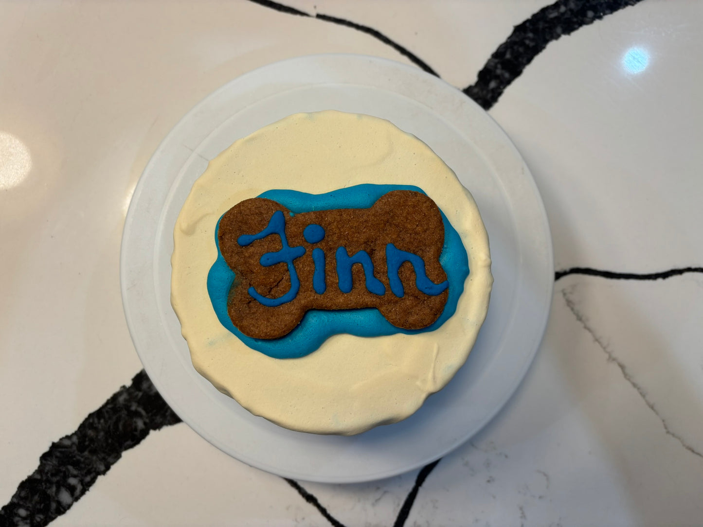 Organic Dog Birthday Cake