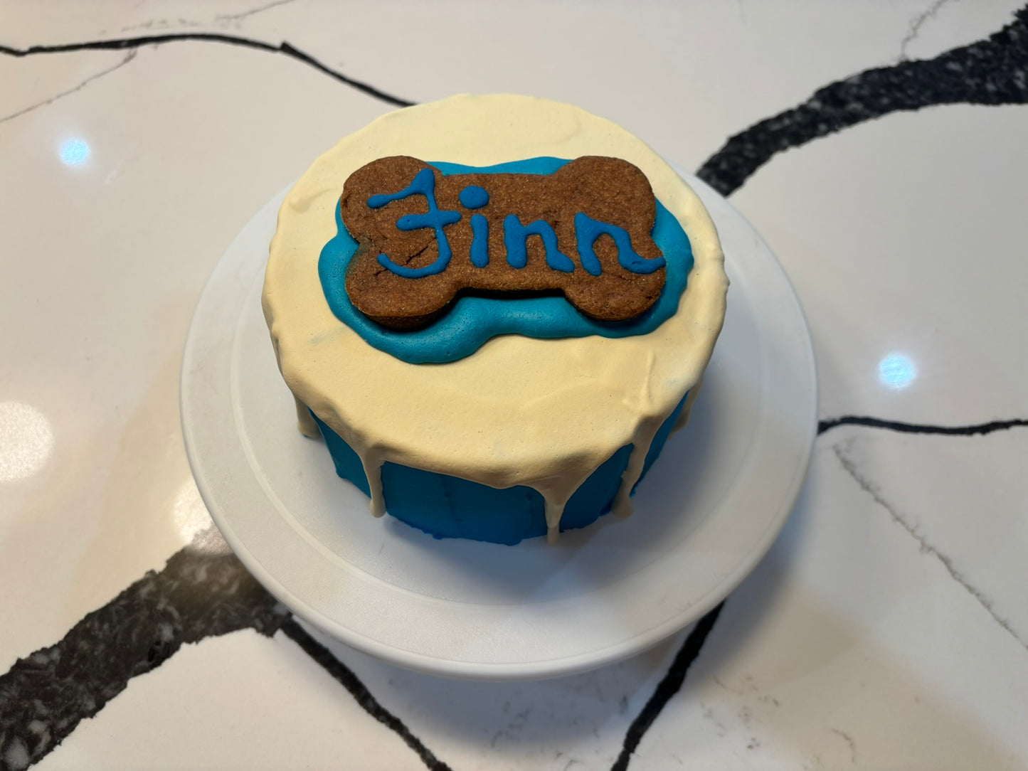 Organic Dog Birthday Cake
