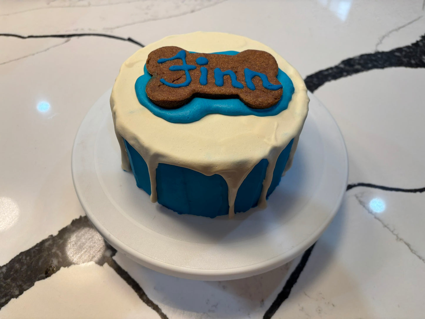 Organic Dog Birthday Cake