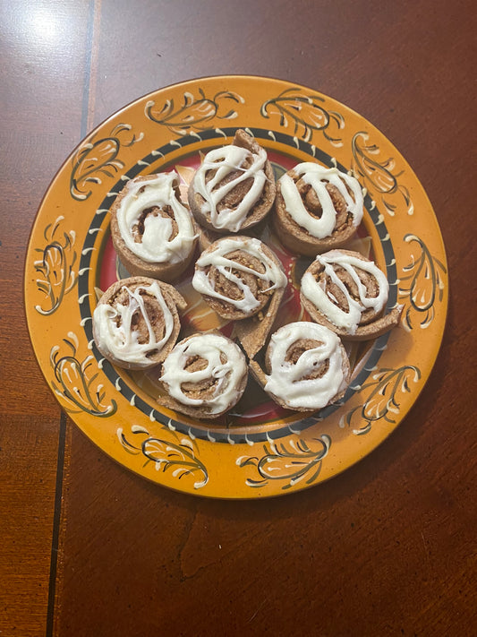 Gluten Free Cinnamon Buns Organic Pet Treats