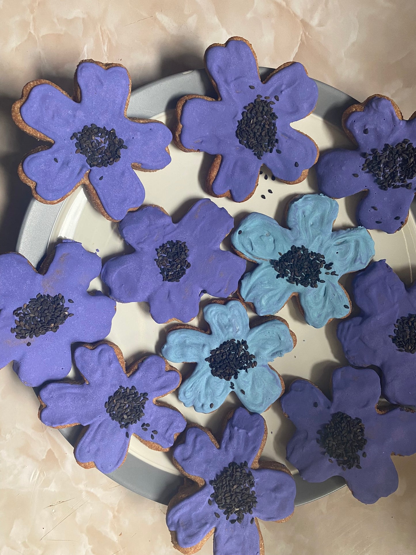 Flower Dog Cookies