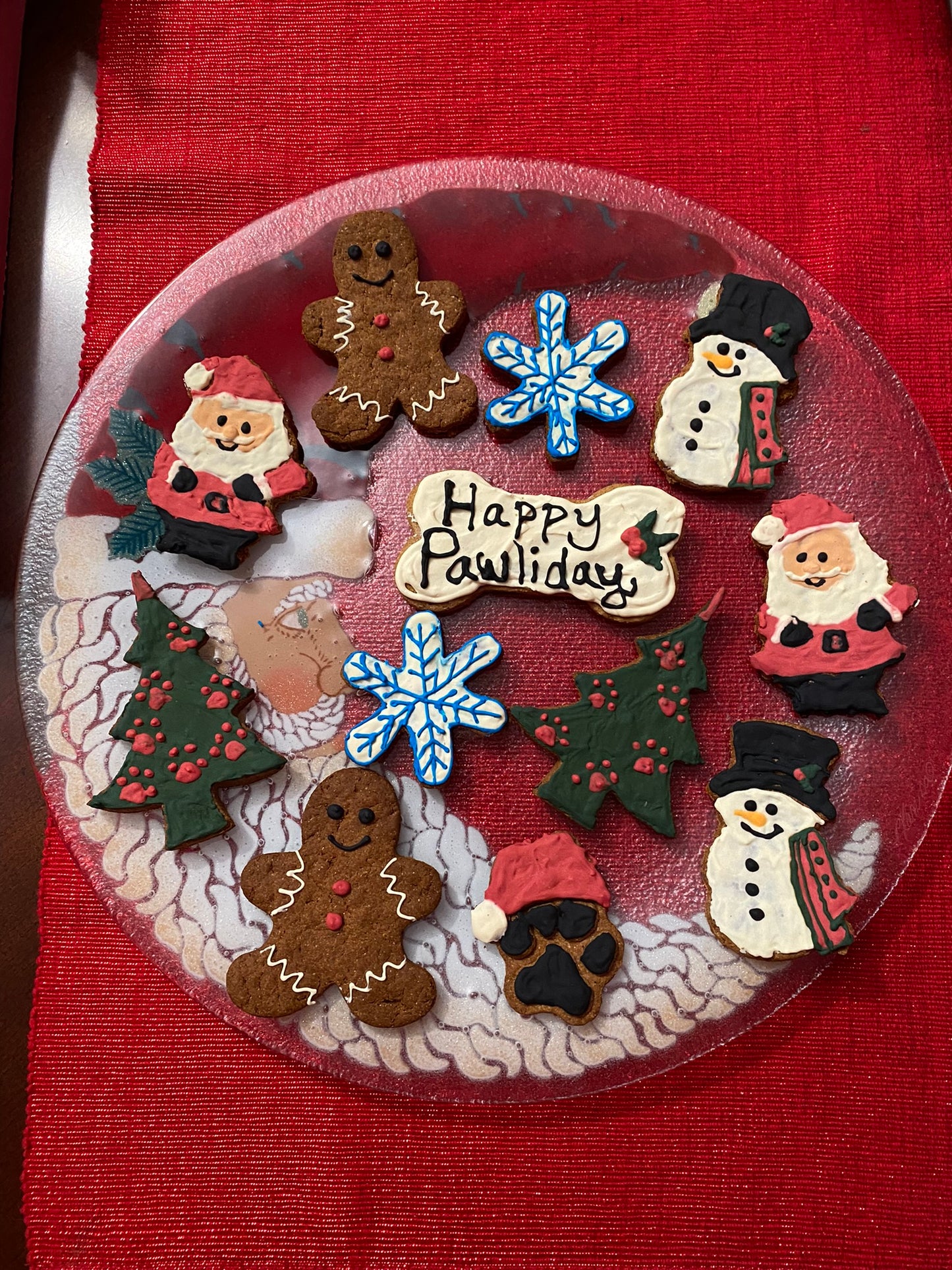 Christmas organic Dog cookies
