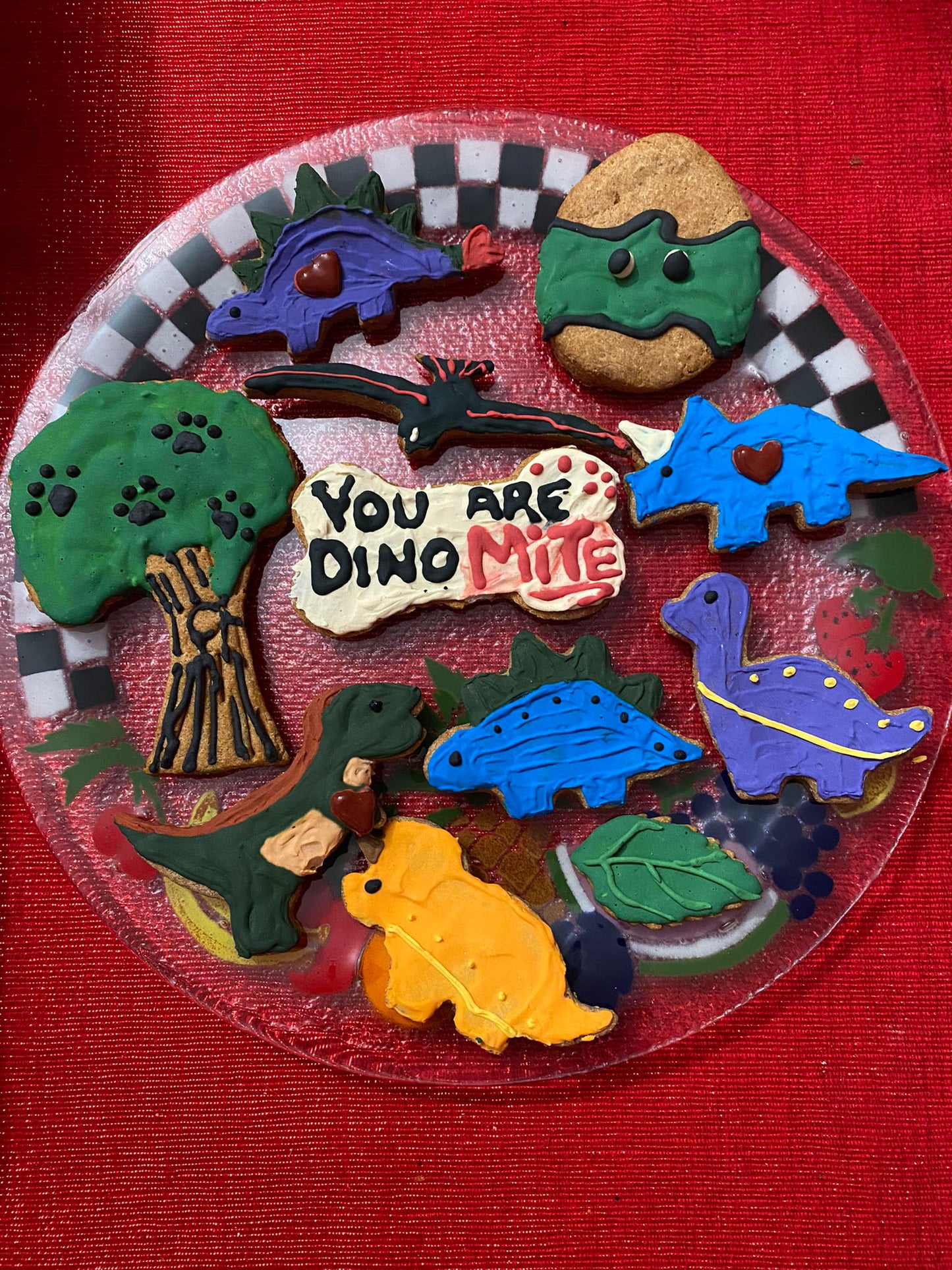 Dinosaurs Organic Dog Cookie Box
