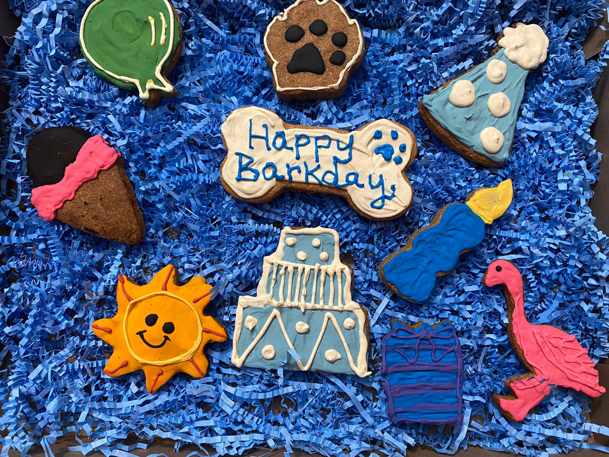 organic dog birthday cookies