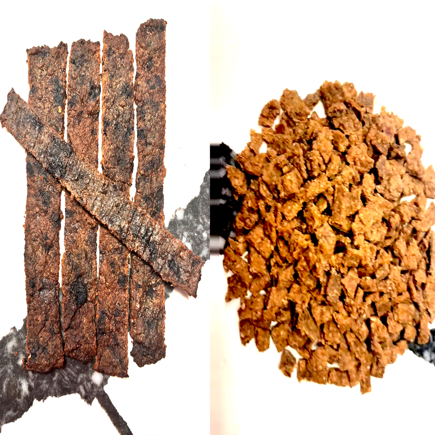 beef blueberry jerky and eef training treats for dogs.
