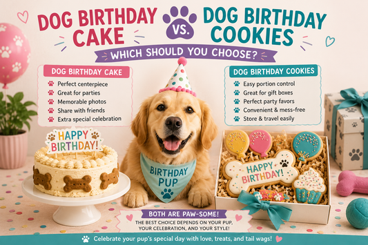 Dog Birthday Cake vs. Dog Birthday Cookies: Which Should You Choose? | PAWsitively Organic Dog Bakery