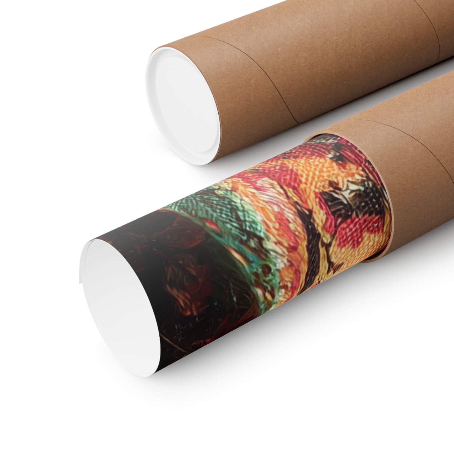Tan Chihuahua Wall Art — Vintage Floral Dog Portrait - 16"x20" Matte Poster