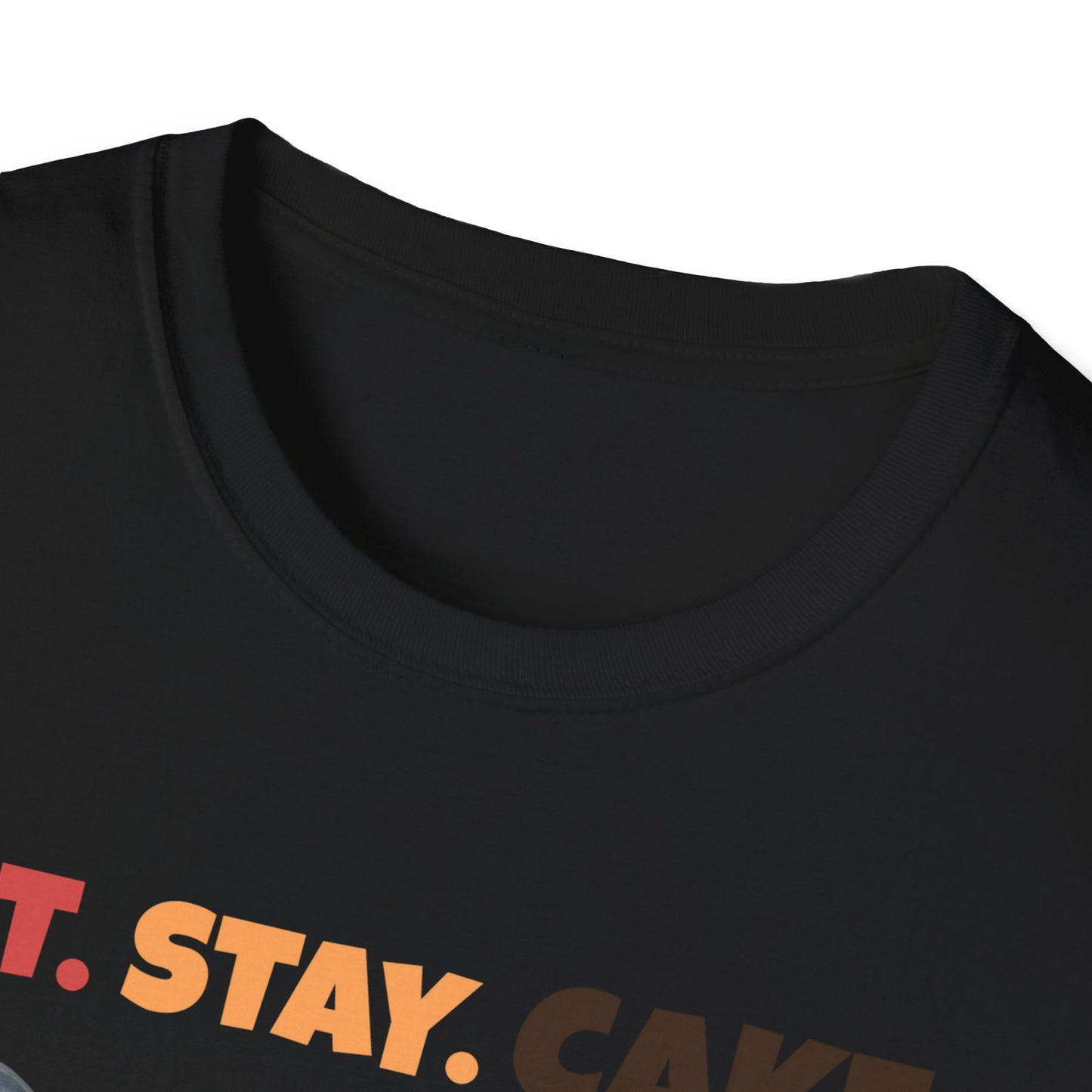 Sit. Stay. Cake. French Bulldog T-Shirt | Funny Frenchie Dog Mom Shirt