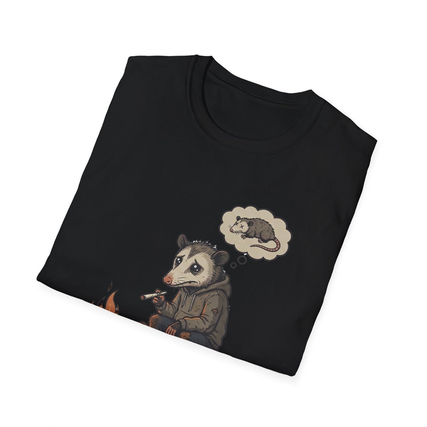 Misunderstood Possum Shirt, Funny Feral Possum Tee, Dark Humor Animal Shirt, Introvert Humor T-Shirt, Possum Meme Camping Shirt
