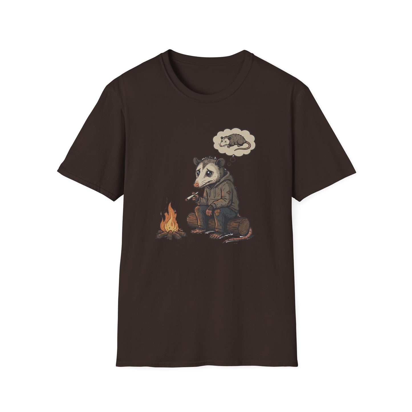 Misunderstood Possum Shirt, Funny Feral Possum Tee, Dark Humor Animal Shirt, Introvert Humor T-Shirt, Possum Meme Camping Shirt