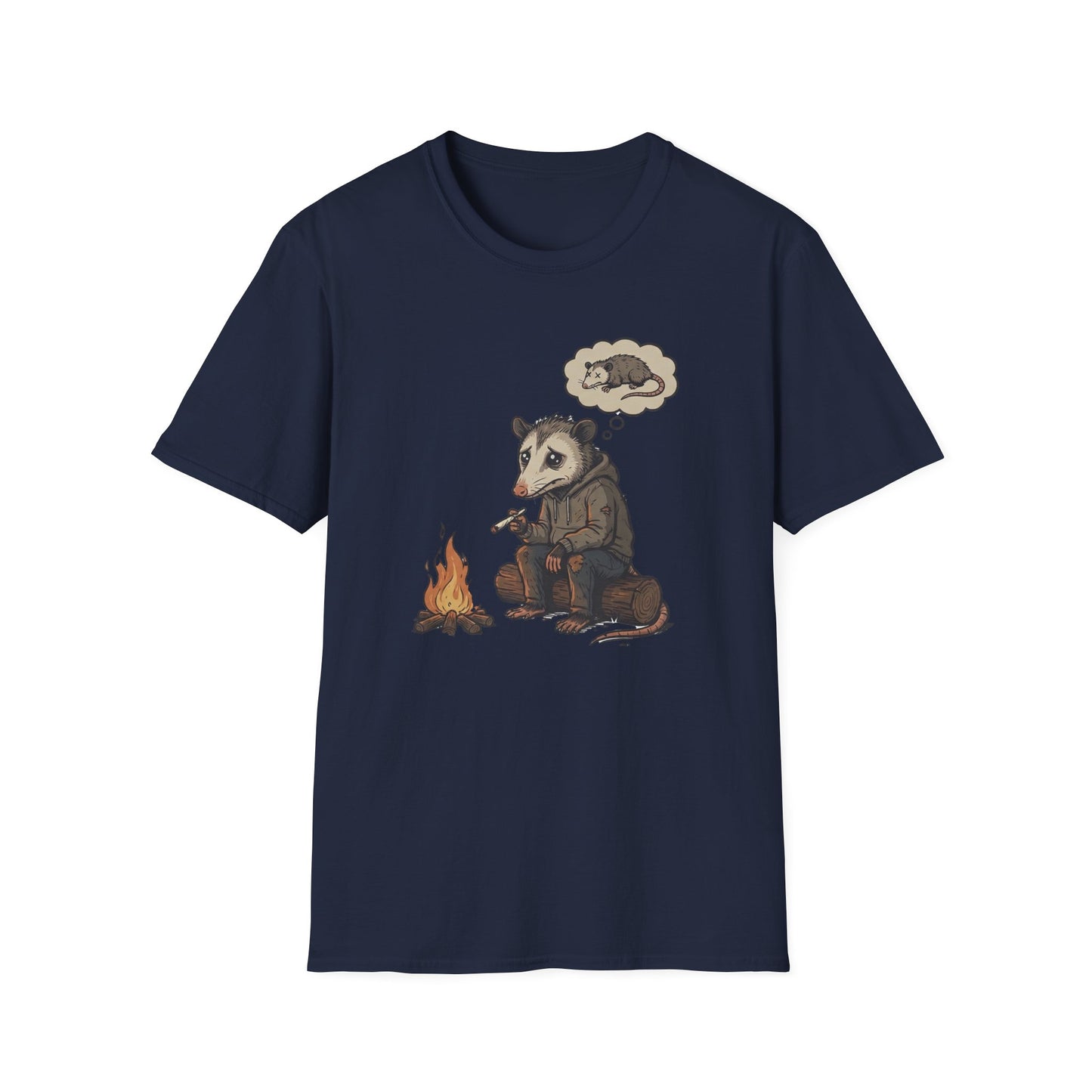 Misunderstood Possum Shirt, Funny Feral Possum Tee, Dark Humor Animal Shirt, Introvert Humor T-Shirt, Possum Meme Camping Shirt