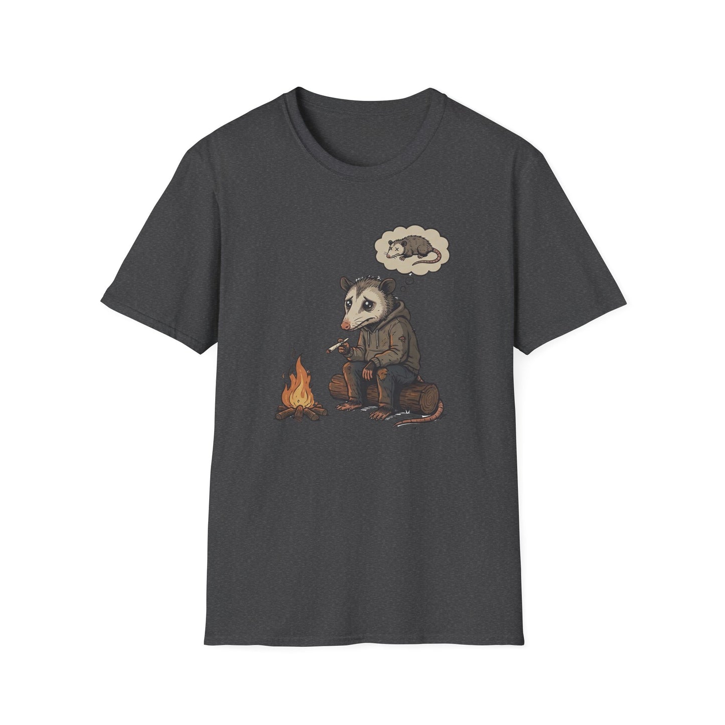 Misunderstood Possum Shirt, Funny Feral Possum Tee, Dark Humor Animal Shirt, Introvert Humor T-Shirt, Possum Meme Camping Shirt
