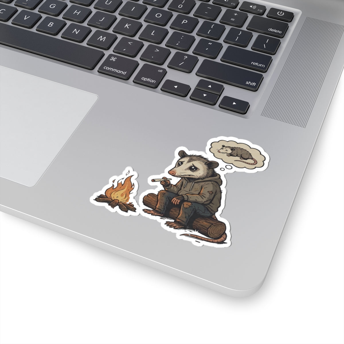 Misunderstood Possum Sticker | Funny Opossum Meme Vinyl Sticker