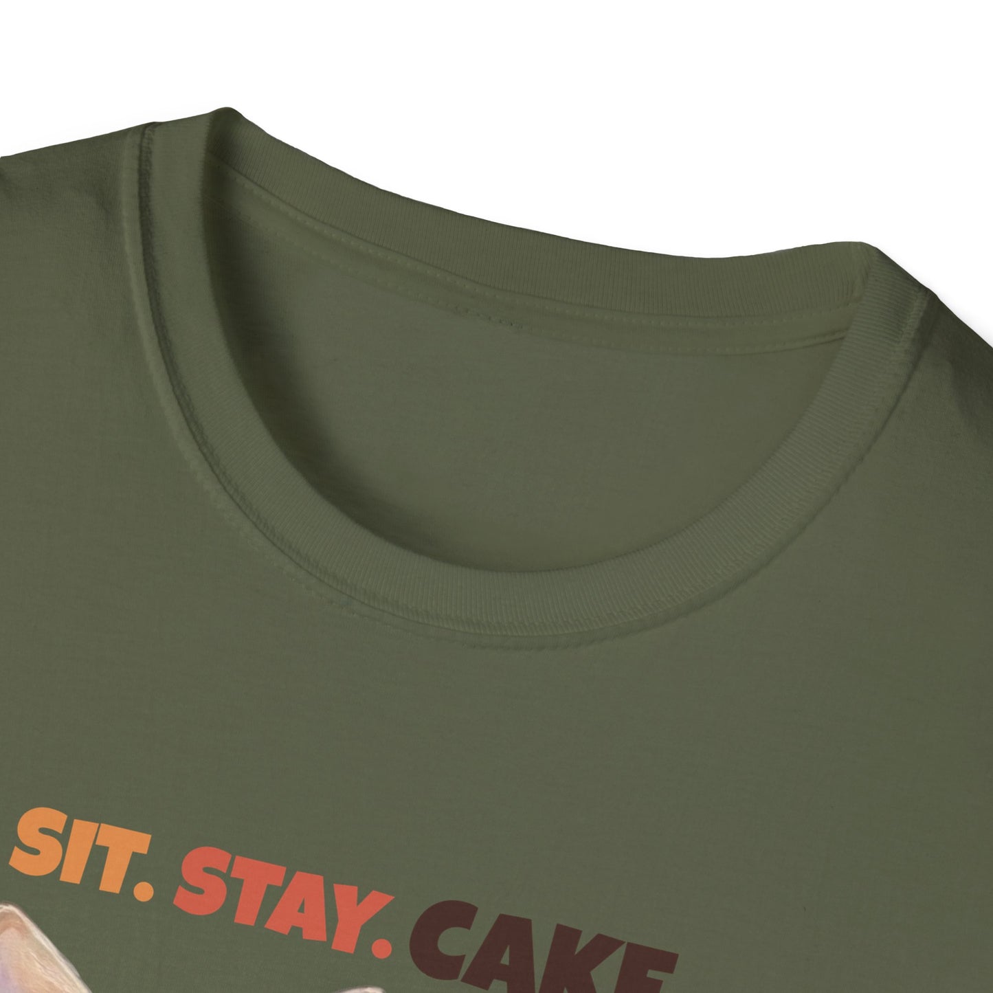 Sit. Stay. Cake. Chihuahua T-Shirt | Funny Chihuahua Dog Mom Shirt