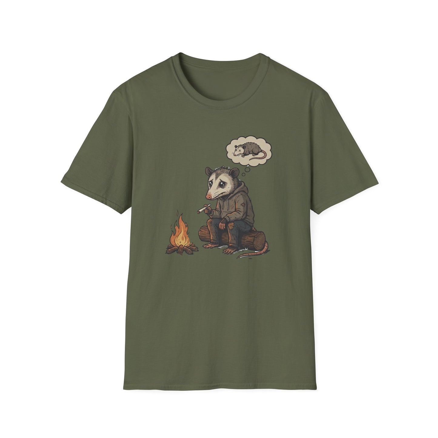 Misunderstood Possum Shirt, Funny Feral Possum Tee, Dark Humor Animal Shirt, Introvert Humor T-Shirt, Possum Meme Camping Shirt