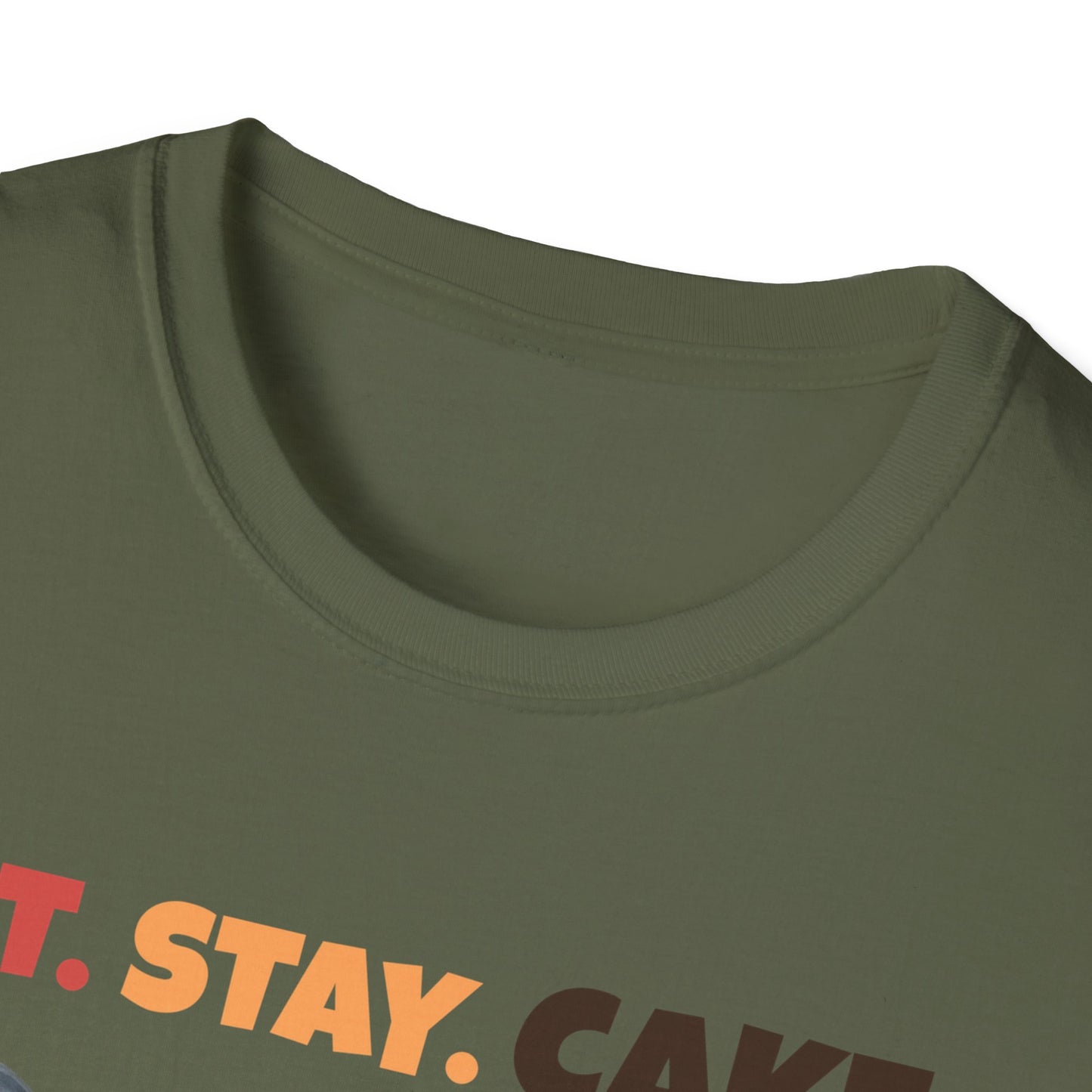Sit. Stay. Cake. French Bulldog T-Shirt | Funny Frenchie Dog Mom Shirt