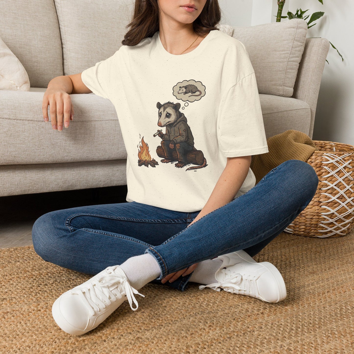 Misunderstood Possum Shirt, Funny Feral Possum Tee, Dark Humor Animal Shirt, Introvert Humor T-Shirt, Possum Meme Camping Shirt