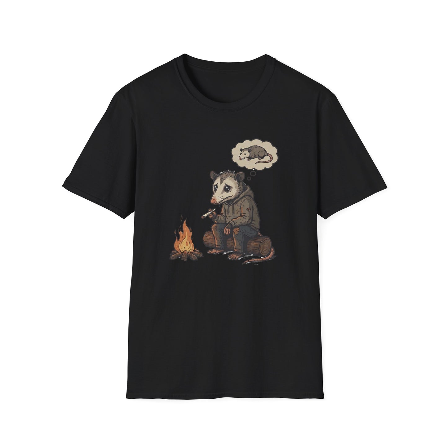 Misunderstood Possum Shirt, Funny Feral Possum Tee, Dark Humor Animal Shirt, Introvert Humor T-Shirt, Possum Meme Camping Shirt
