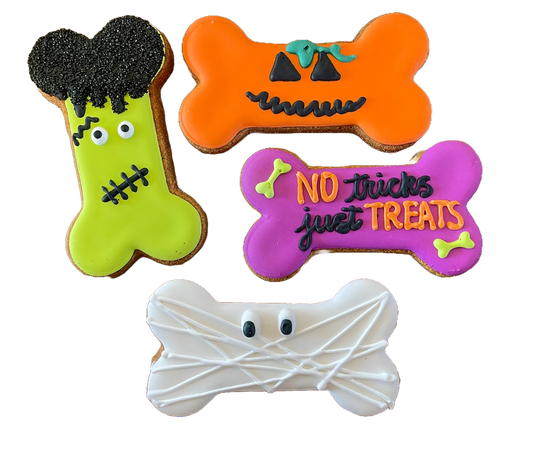 Halloween Peanut Butter Dog Cookies