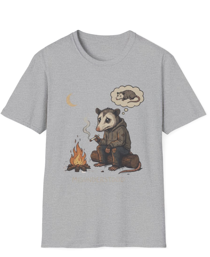 Misunderstood Possum T-Shirt | Funny Feral Possum Meme Shirt