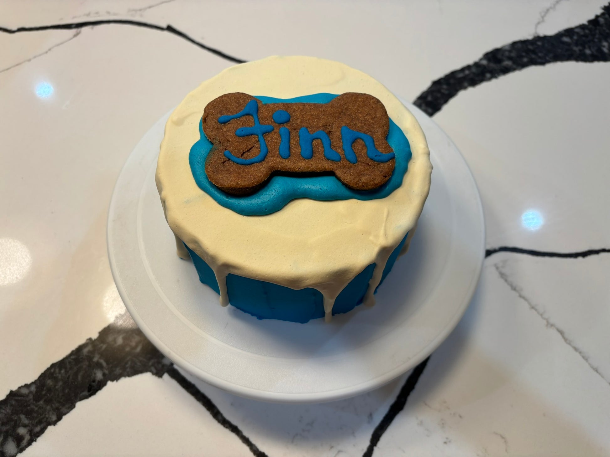 Organic Dog Birthday Cake