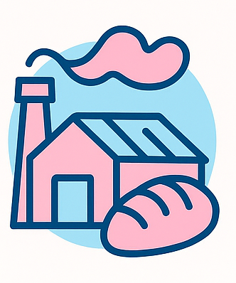 Handmade small-batch dog treat icon