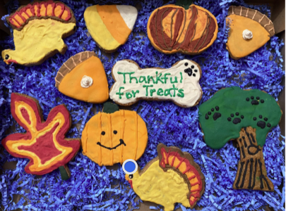 Thanksgiving Organic Dog Cookie Box