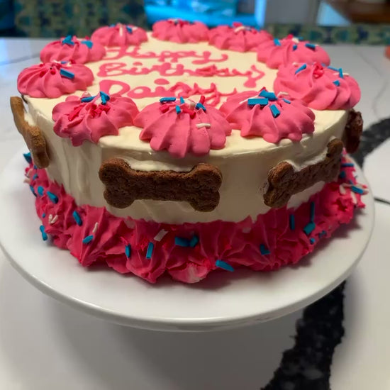 Organic Dog Birthday Cake