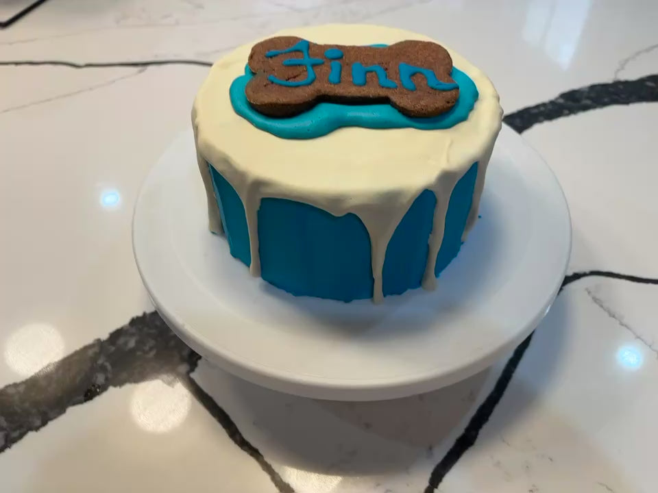 Organic Dog Birthday Cake